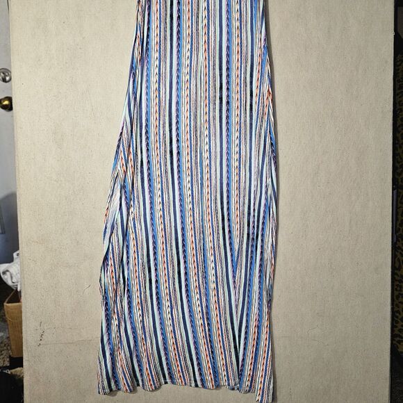 Ella Moss Bondi Maxi Dress Versatile Casual Chic Goddess Vibes Slimming Stripes - Picture 15 of 15
